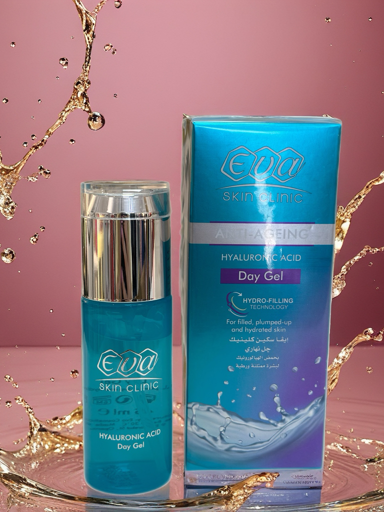 EVA Skin Clinic Hyaluronic Acid Day Gel
جل نهاري بحمض الهيالورونيك من إيفا