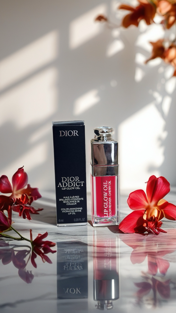 Dior Addict Lip Glow Oil – Intense Cherry Shine