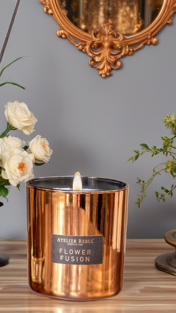 Atelier Rebul Flower Fusion Candle – Luxury Scented Candle- 210g