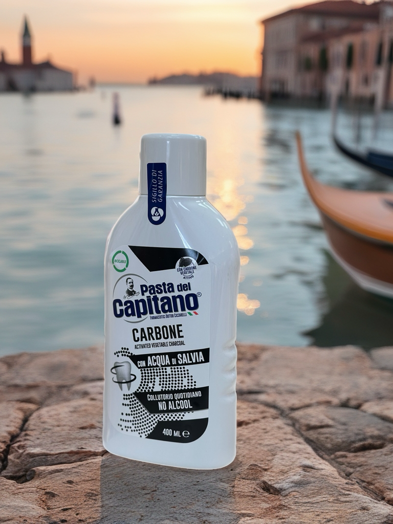 Pasta del Capitano – Carbone Mouthwash 400ml
