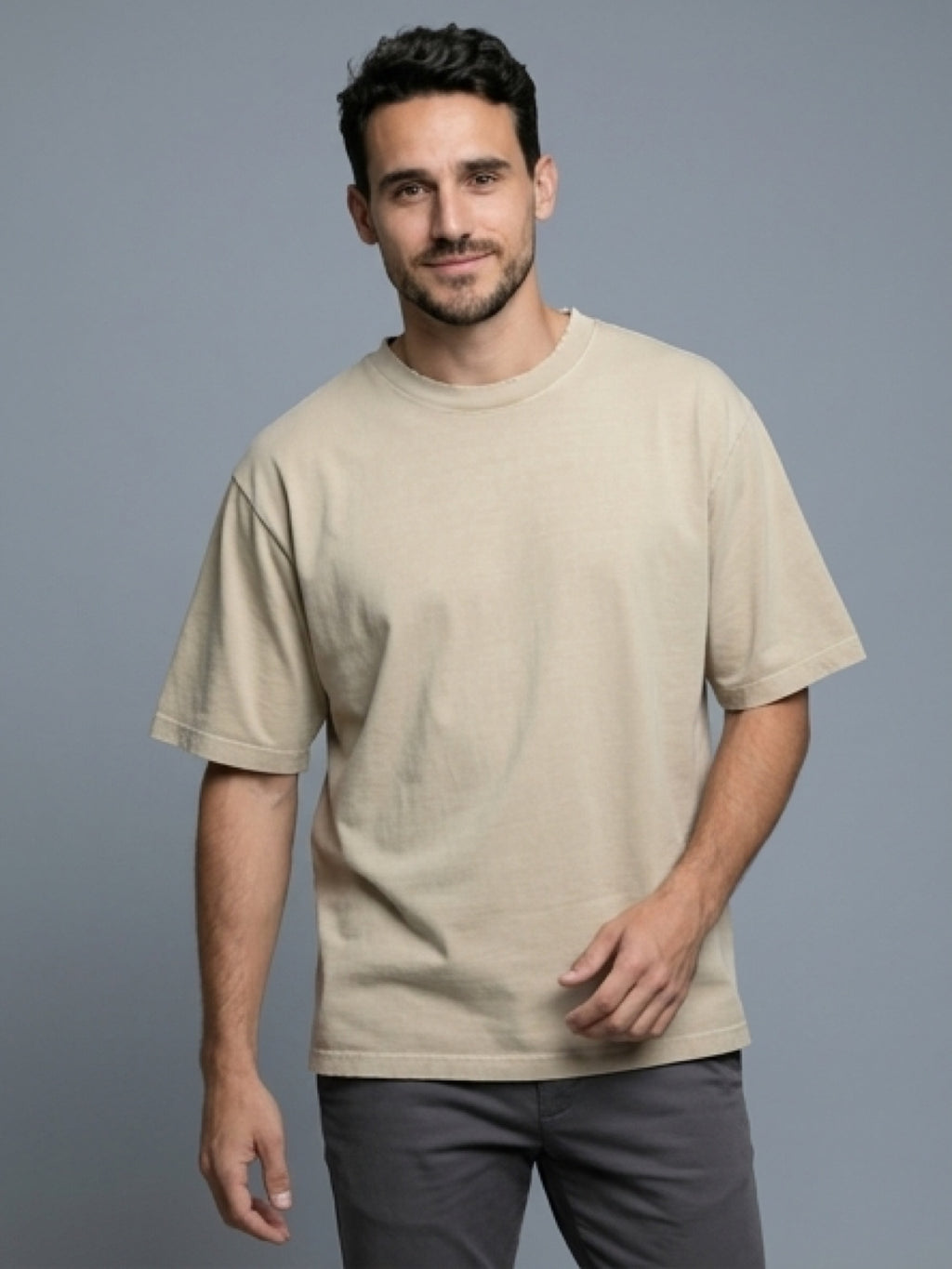 Essential Oversized T-Shirt – Beige