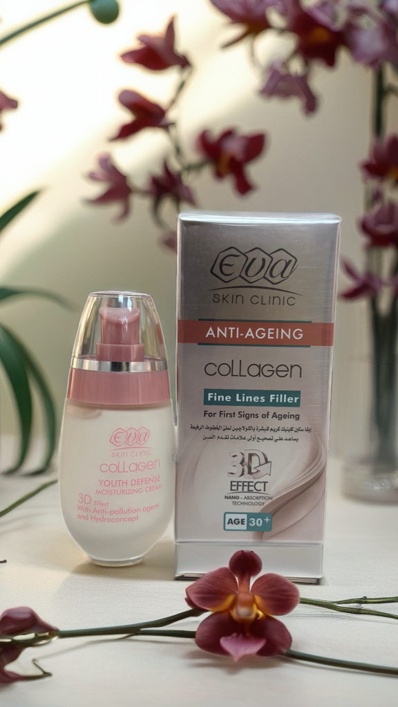 EVA Skin Clinic Collagen Fine Lines Filler Cream
كريم الكولاجين لملء الخطوط الدقيقة +30