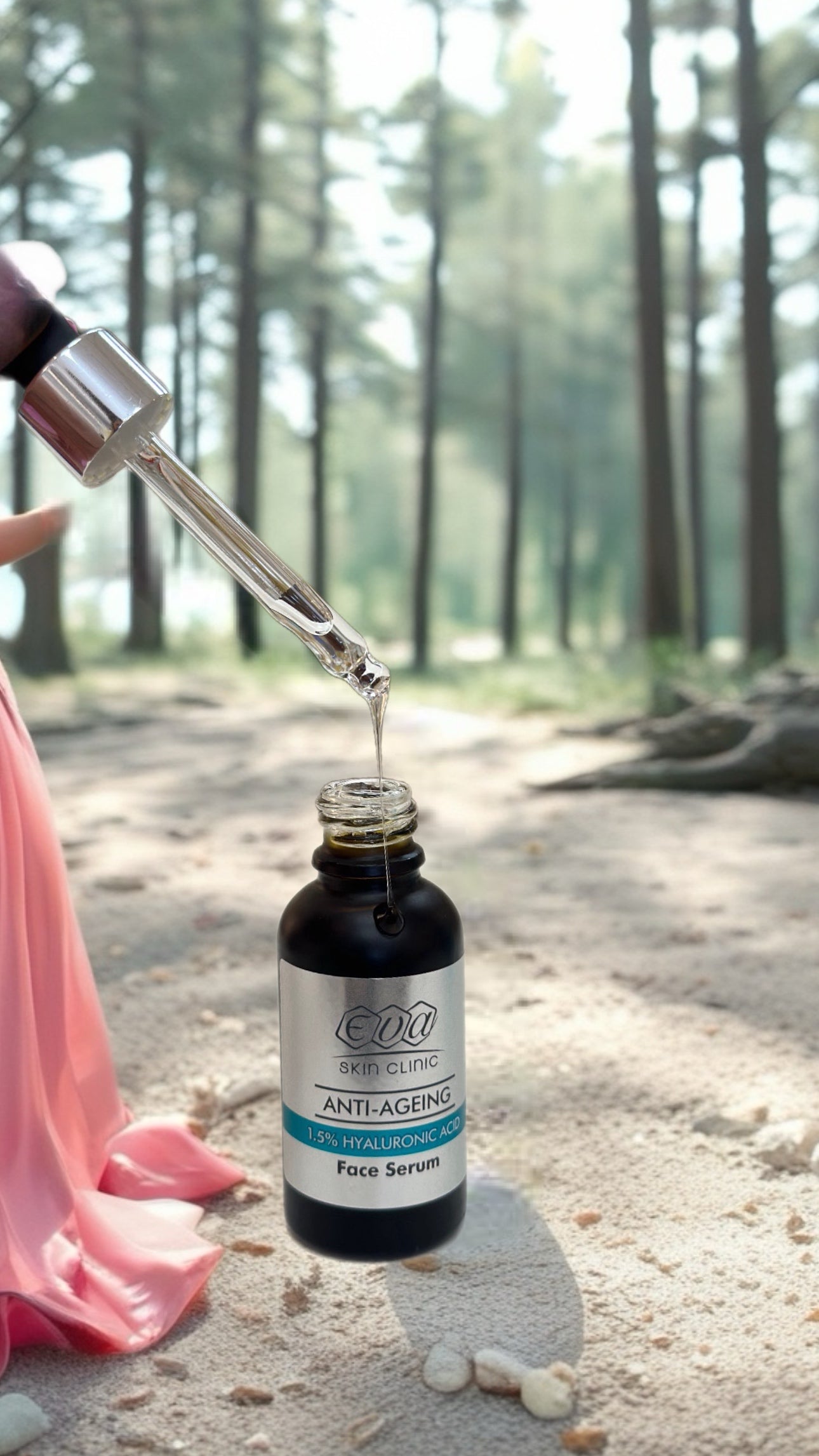 EVA Skin Clinic 1.5% Hyaluronic Acid Face Serum
سيروم هيالورونيك أسيد 1.5% لترطيب وامتلاء البشرة