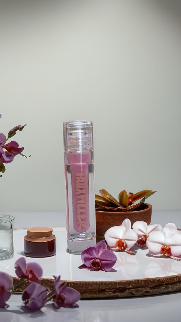 Huda Beauty Faux Filler Extra Shine Lip Gloss – High Volume Glassy Lips