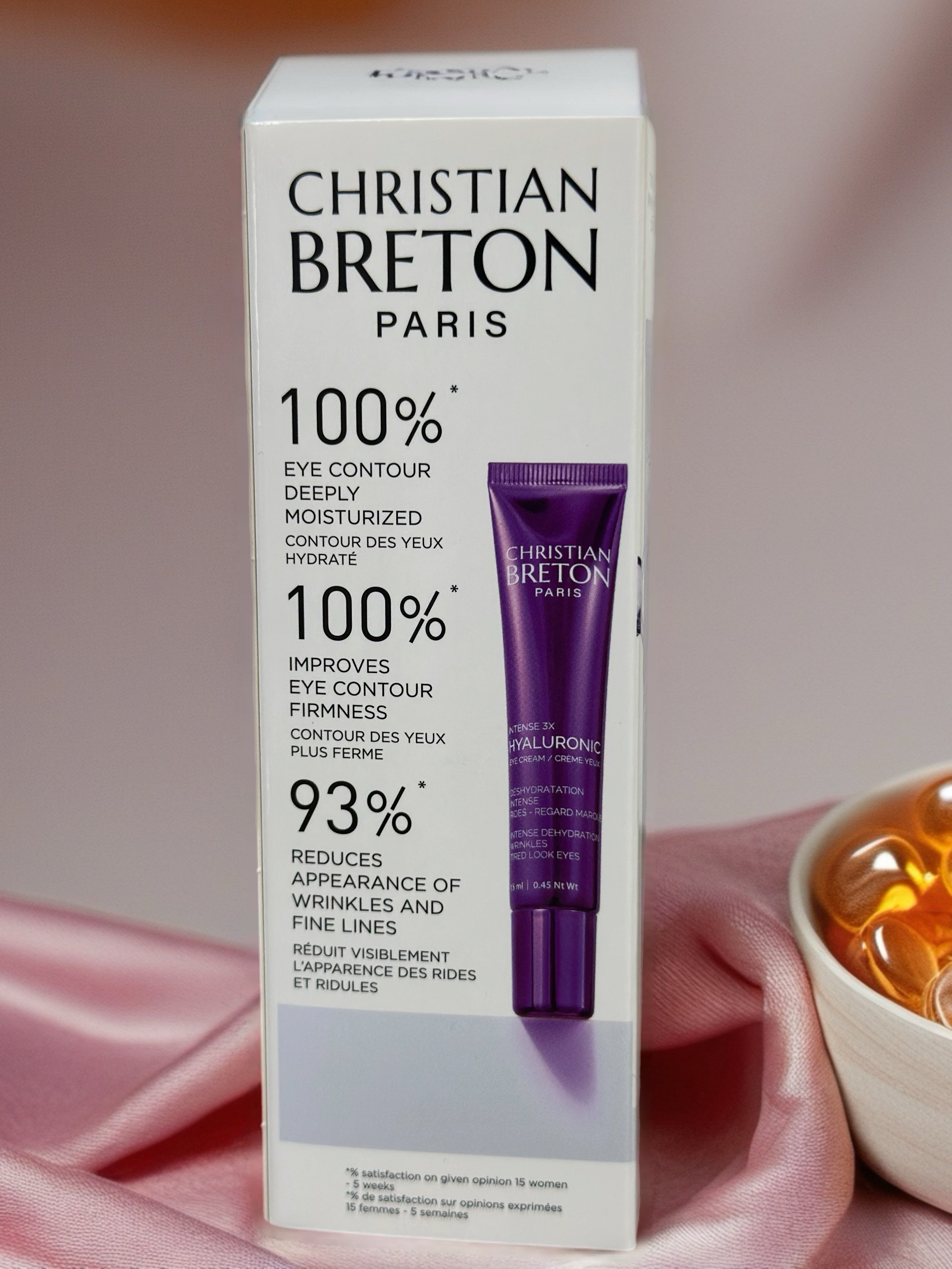 Christian Breton – Intense 3X Hyaluronic Eye Cream – Deep Hydration