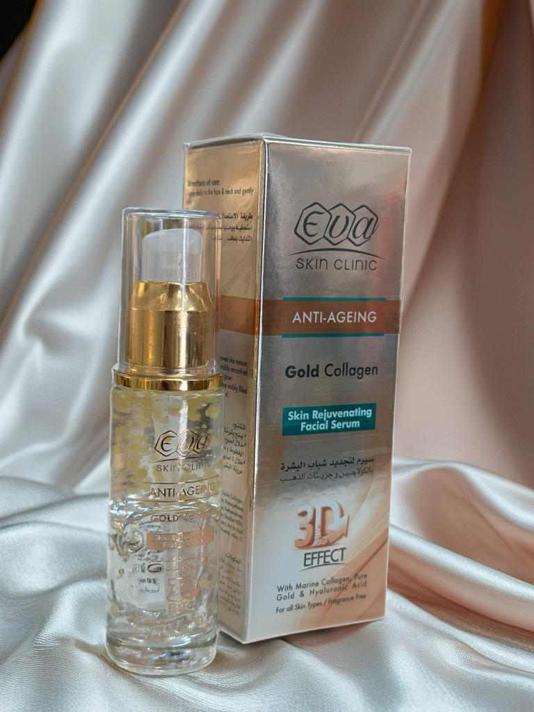 EVA Skin Clinic Gold Collagen Anti-Ageing Serum
سيروم جولد كولاجين لتجديد شباب البشرة