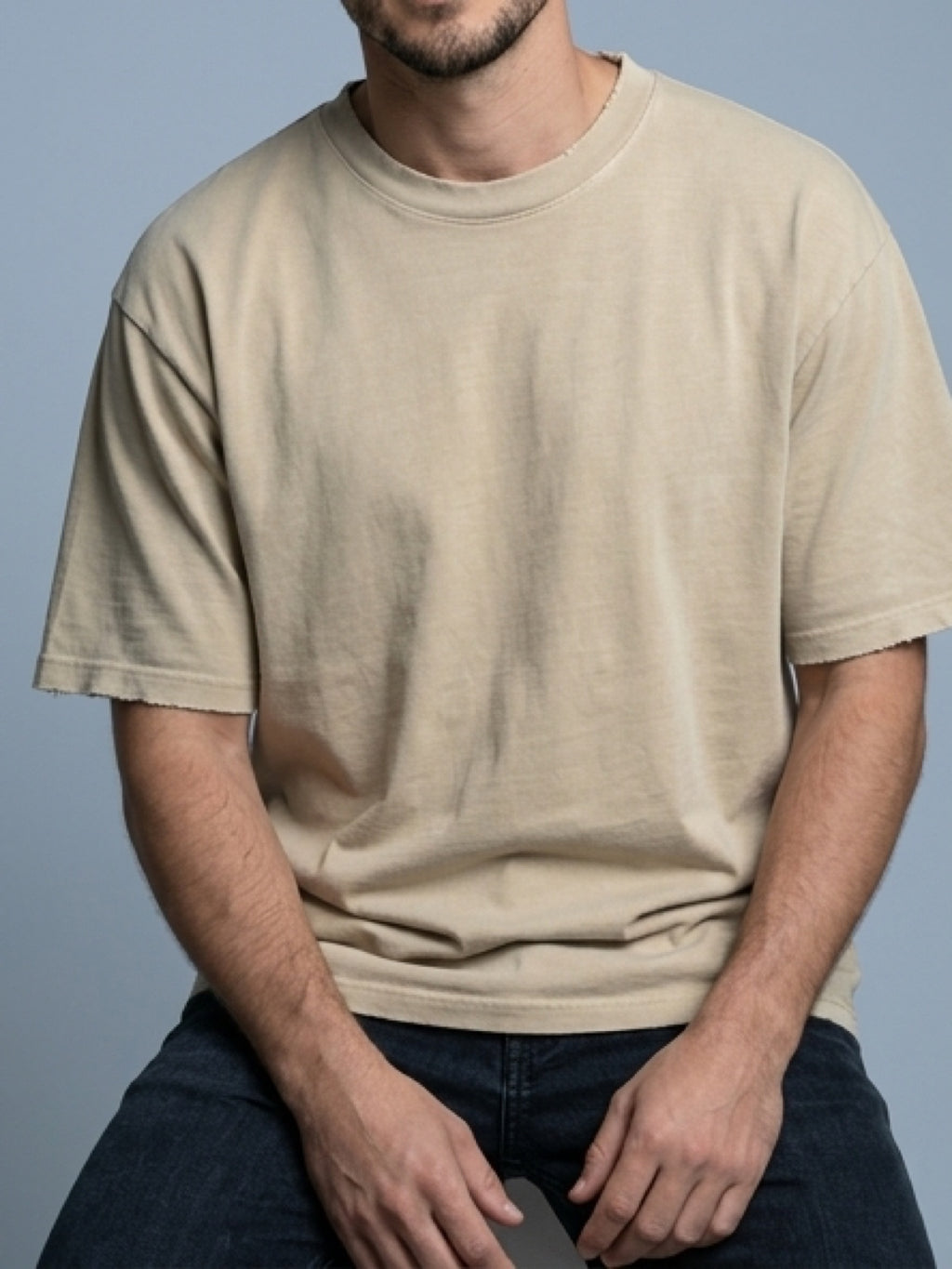 Essential Oversized T-Shirt – Beige