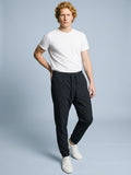 بنطلون رجالي أسود كاجوال بخصر مطاطي – Smart Jogger Pants Black