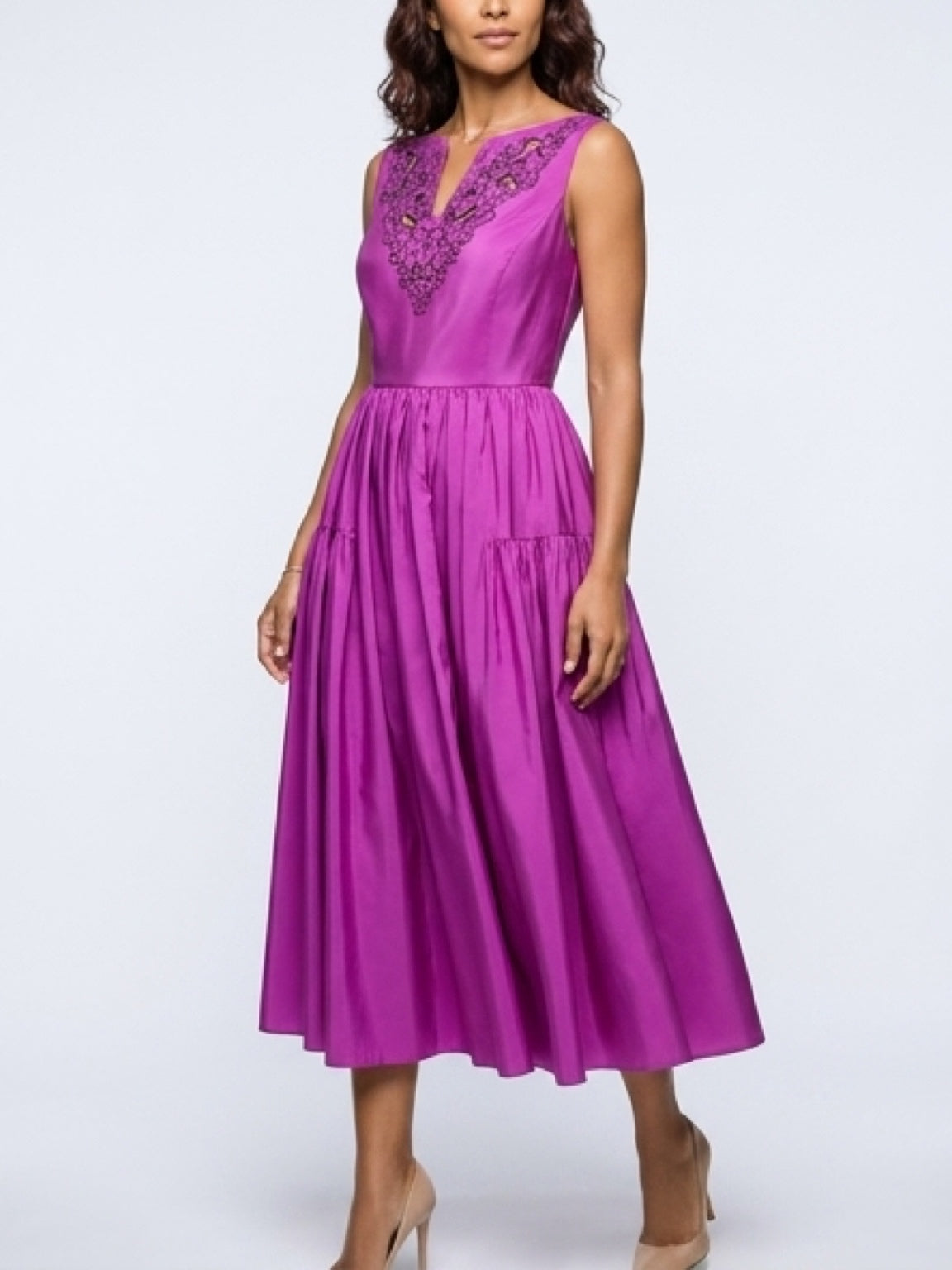 Timeless Violet Flow Dress