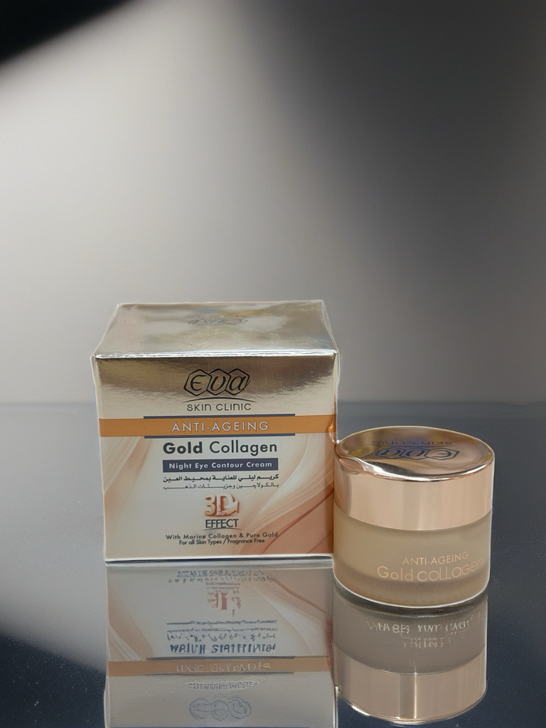 EVA Skin Clinic Gold Collagen Night Eye Contour Cream
كريم جولد كولاجين الليلي لمحيط العين