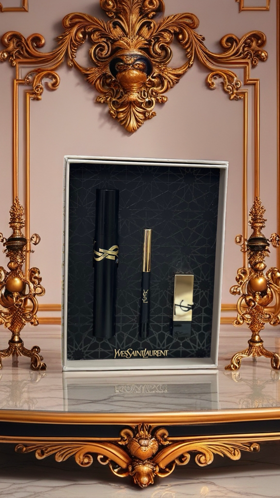 Yves Saint Laurent Luxury Makeup Gift Set – Mascara & Lipstick Duo