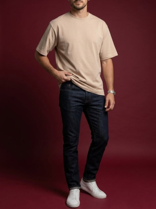 Basic Essential T-Shirt – Beige