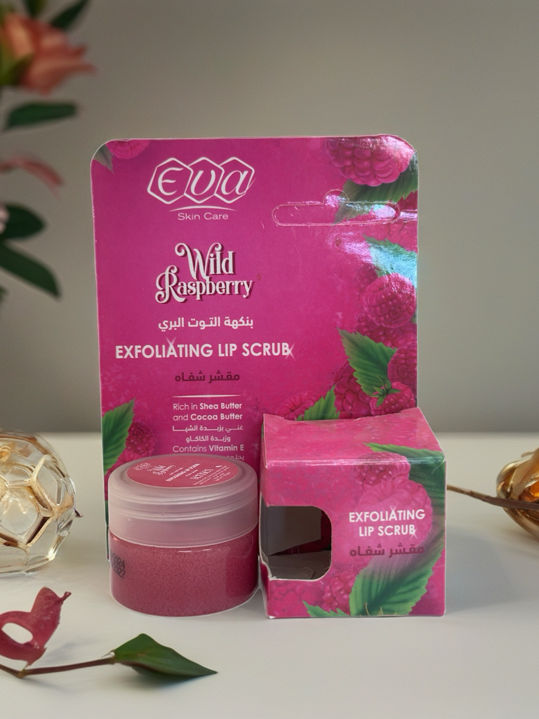 EVA Senses Wild Raspberry Exfoliating Lip Scrub 20g