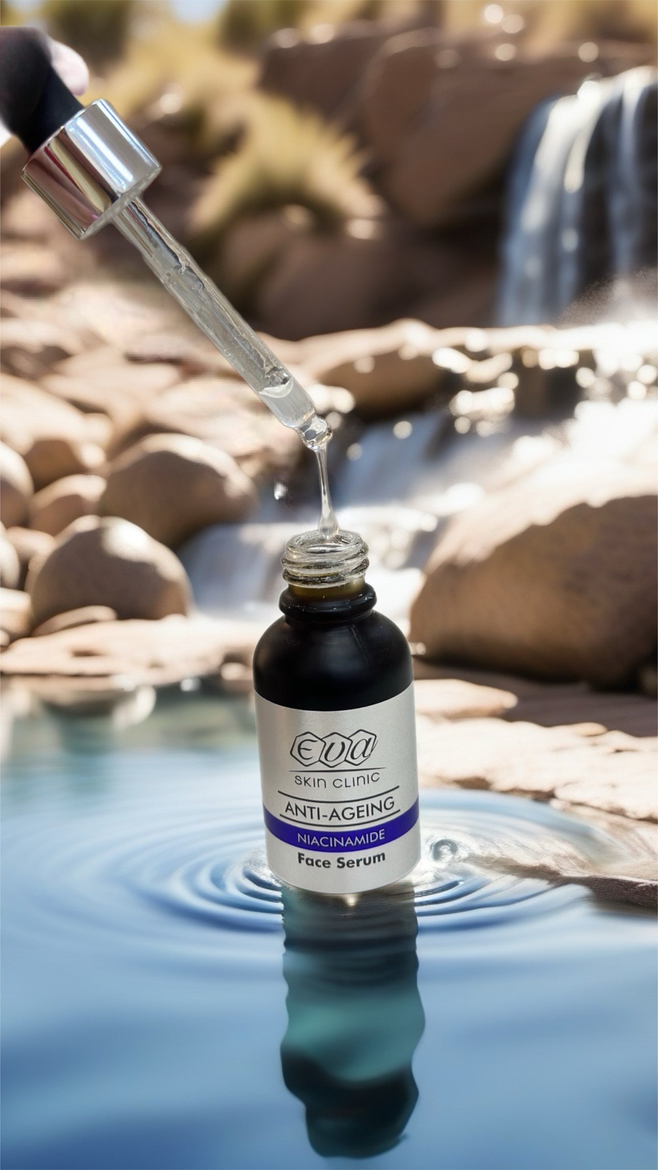 EVA Skin Clinic Niacinamide Anti-Ageing Face Serum
سيروم نياسيناميد لتفتيح وتنقية البشرة