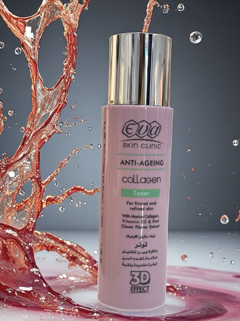 EVA Skin Clinic Collagen Anti-Ageing Toner
تونر الكولاجين لمكافحة علامات التقدم في السن