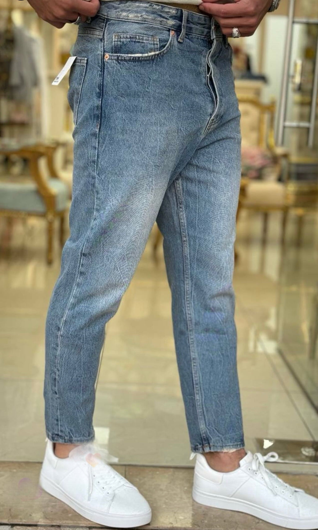 Classic Medium Wash Regular Fit Jeans