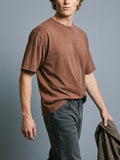 Essential Washed T-Shirt – Brown