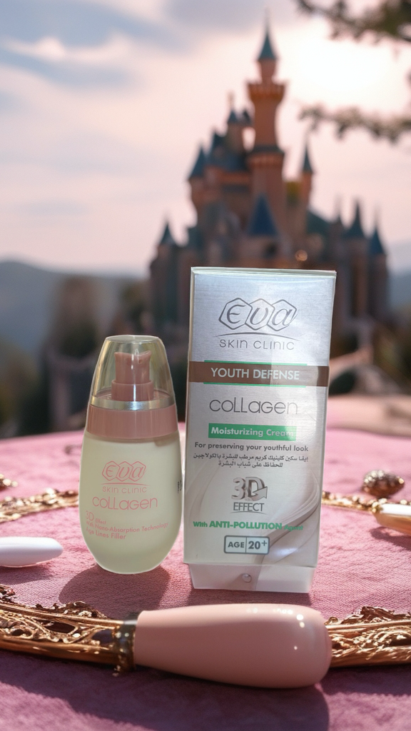 EVA Skin Clinic Collagen Youth Defense Cream
كريم الكولاجين للحفاظ على شباب البشرة +20