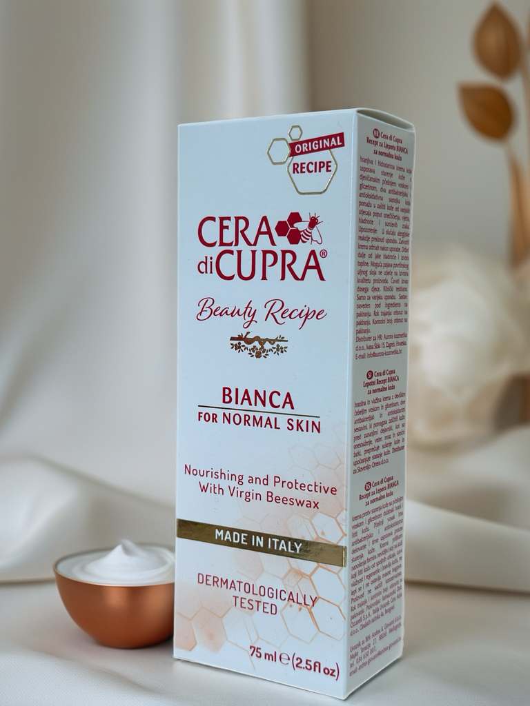 Cera di Cupra Bianca Cream for Normal Skin – 75ml (Made in Italy)